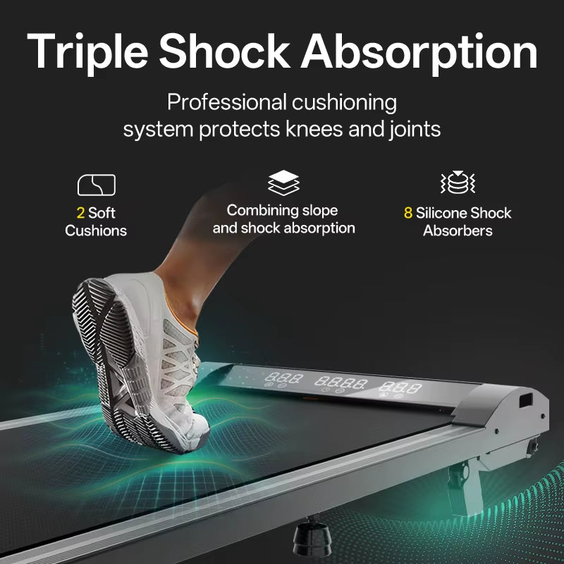 High Quality Slim Home Gym Running Machine Portable Motorized Walking Pad Electric Home Treadmill with New Technology