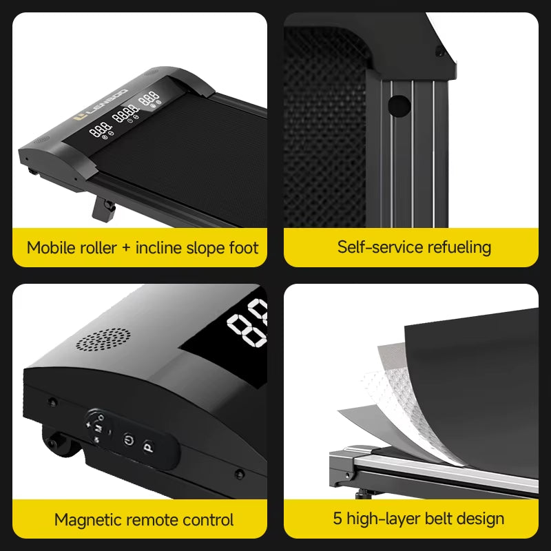 High Quality Slim Home Gym Running Machine Portable Motorized Walking Pad Electric Home Treadmill with New Technology