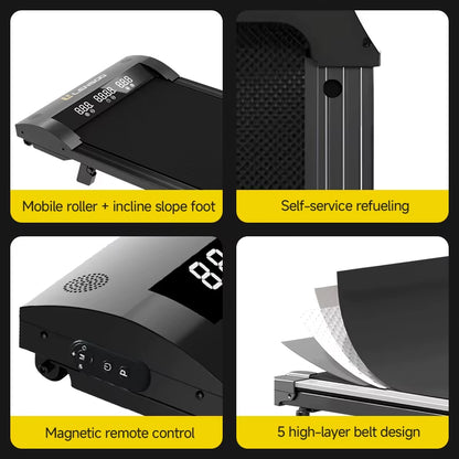 High Quality Slim Home Gym Running Machine Portable Motorized Walking Pad Electric Home Treadmill with New Technology