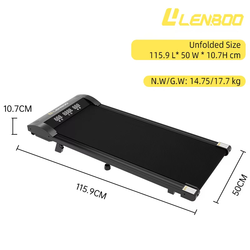 High Quality Slim Home Gym Running Machine Portable Motorized Walking Pad Electric Home Treadmill with New Technology