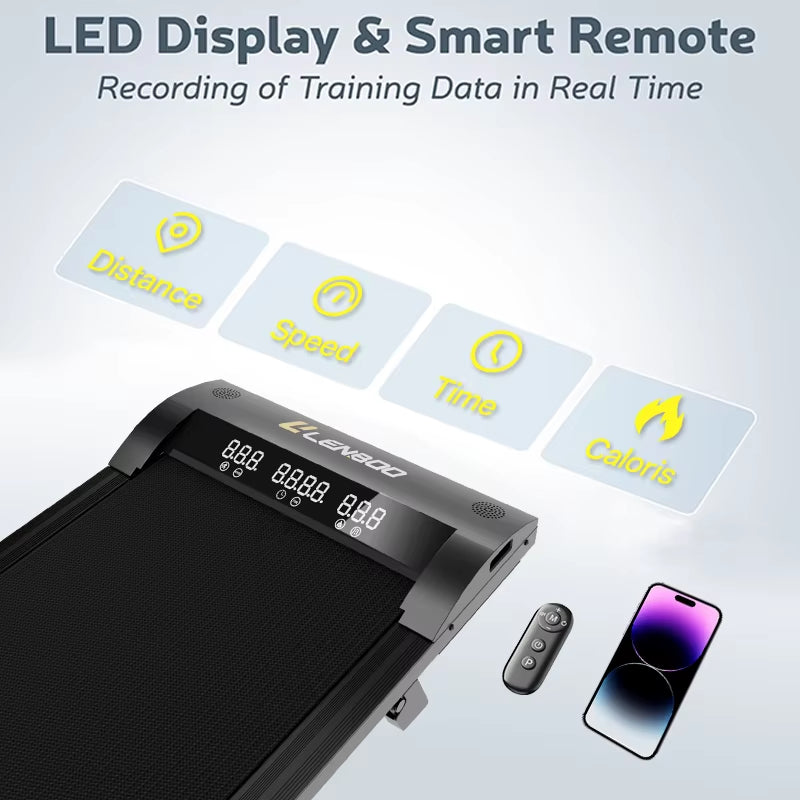 High Quality Slim Home Gym Running Machine Portable Motorized Walking Pad Electric Home Treadmill with New Technology